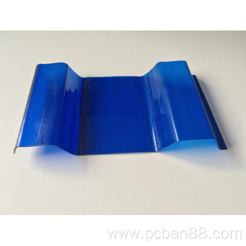 pc corrugated transparent roofing sheet